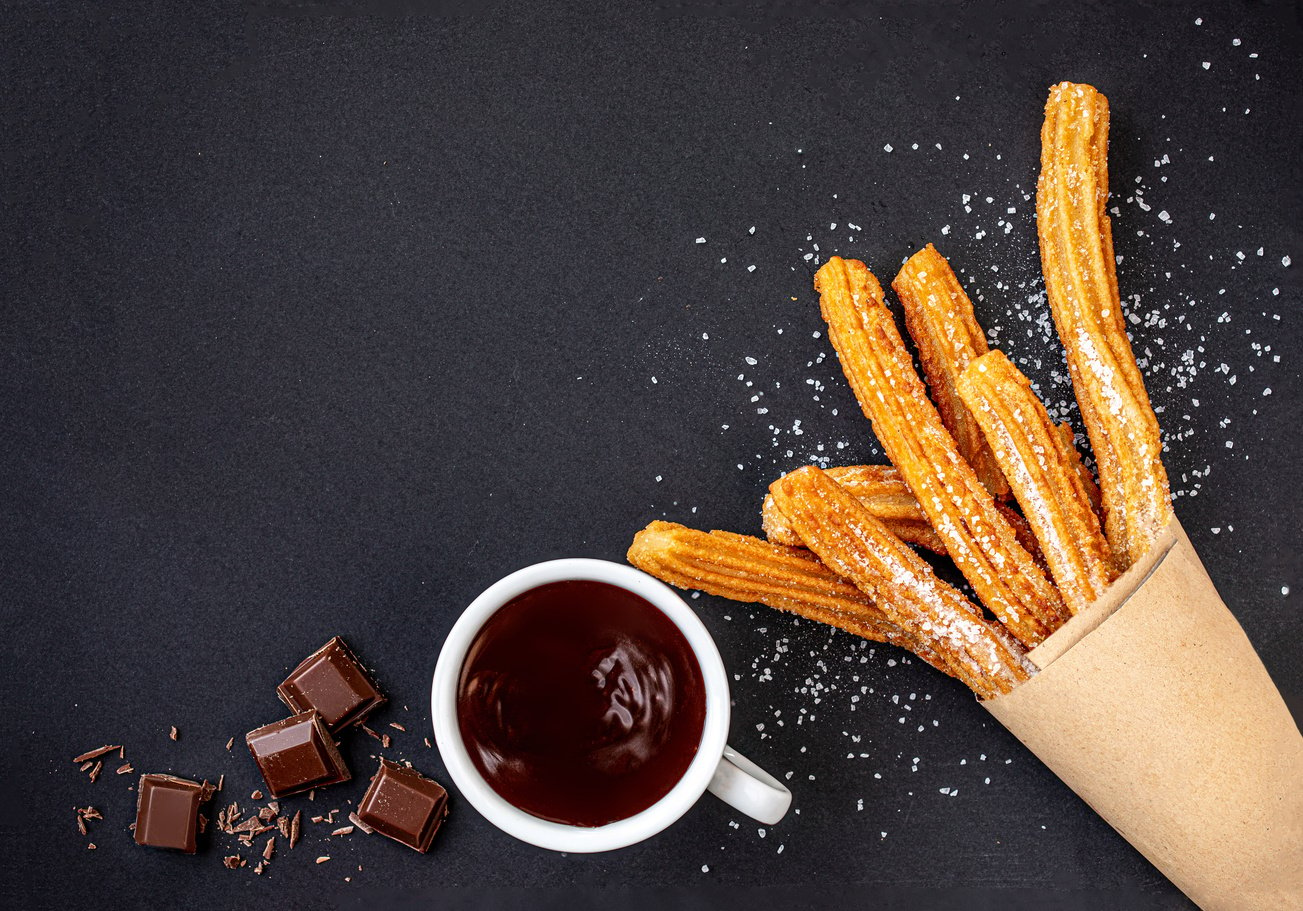 Churros with Chocolate Dip